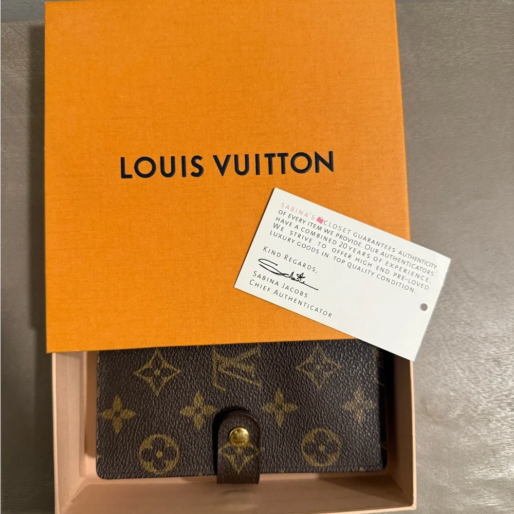 Louis Vuitton Monogram Small Ring Agenda Cover
